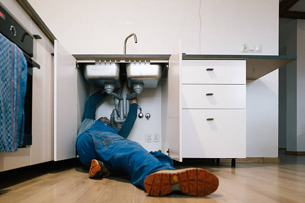 Professional Plumbing technician working in Wakefield, MI